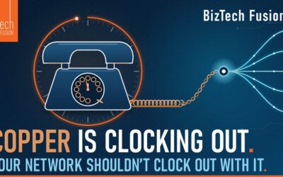 Copper is clocking out. Your network shouldn't clock out with it. BizTech Fusion POTS Replacement and Modernization Services.